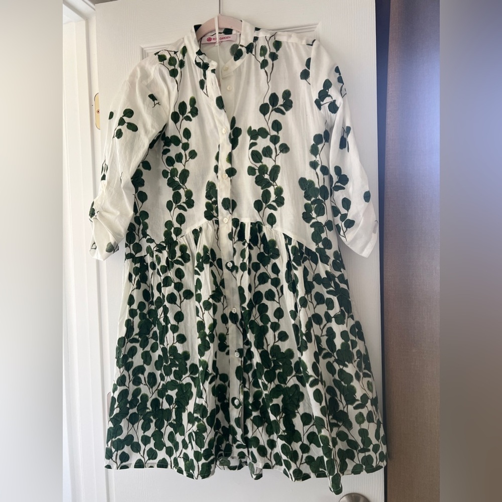 Tuckernuck Ros Garden Green Dress